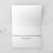 紅葉の美しい秋の木々 カード (内部)