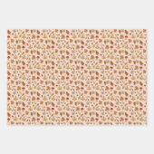 紅葉の背景(暖) ラッピングペーパーシート (正面2)