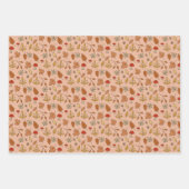 紅葉の背景(暖) ラッピングペーパーシート (正面)