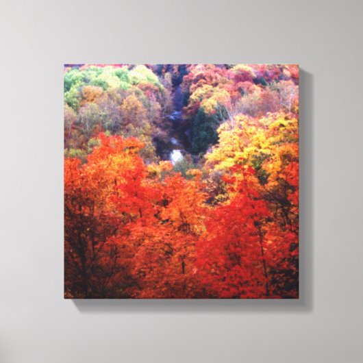 紅葉の色の変更 キャンバスプリント (正面)