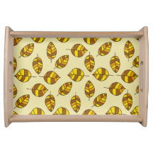 紅葉の色の黄色い葉パターン