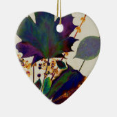 紅葉の色王室のセラミックオーナメント セラミックオーナメント (右)