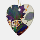 紅葉の色王室のセラミックオーナメント セラミックオーナメント (左)