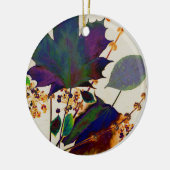 紅葉の色王室の付 セラミックオーナメント (左)