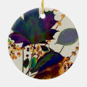 紅葉の色王室の付 セラミックオーナメント (裏面)