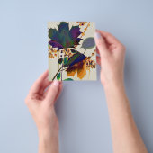 紅葉の色王室の付 チラシ (手)