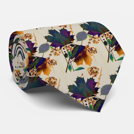 紅葉の色王室の付 ネクタイ (ロール)
