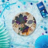 紅葉の色王室の付 ペーパープレート (パーティー)