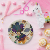 紅葉の色王室の付 ペーパープレート (パーティー)