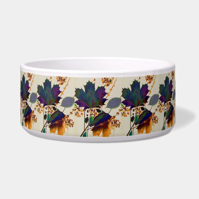 紅葉の色王室の付 ボウル (正面)