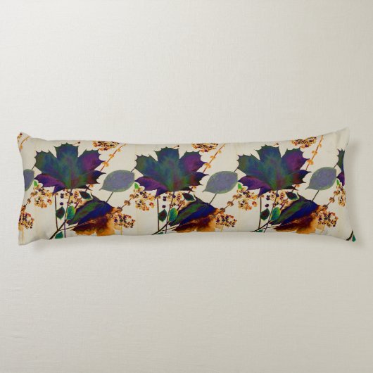 紅葉の色王室の付 ボディピロー (裏面)