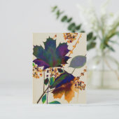 紅葉の色王室の付 ポストカード (スタンド正面)