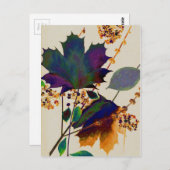 紅葉の色王室の付 ポストカード (正面/裏面)