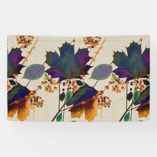 紅葉の色王室の付 横断幕 (横)