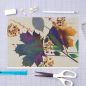 紅葉の色王室の付 薄葉紙 (クラフト)