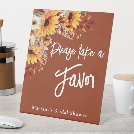 紅葉の花フローラテラコッタの恩恵 台座サイン (インサイチュ)