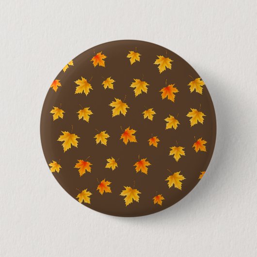 紅葉の葉っぱ 缶バッジ (正面)