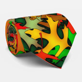 紅葉の葉のタイ ネクタイ (ロール)