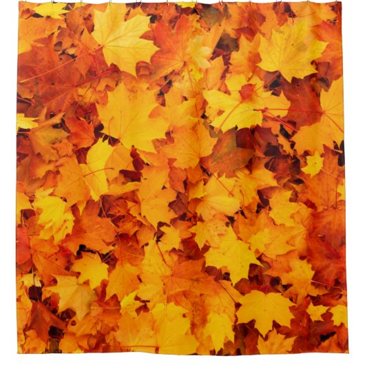 紅葉の葉紅葉 シャワーカーテン (正面)
