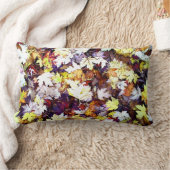 紅葉の装飾用クッション|の秋場面 ランバークッション (ブランケット)