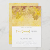 紅葉の誓い更新 招待状 (正面/裏面)