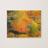 紅葉の谷 秋のシーズンの写真 ジグソーパズル (横)