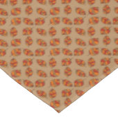 紅葉の赤い葉のパターン（任意の色） テーブルクロス (アングル)