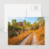 紅葉の道 ポストカード (正面/裏面)