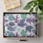 紅葉の青い紫色のターコイズ 薄葉紙 (ギフト)