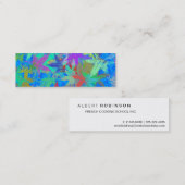 紅葉の青空 スキニー名刺 (正面/裏面)