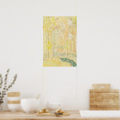 紅葉の風景のスケッチアート ポスター (キッチン)