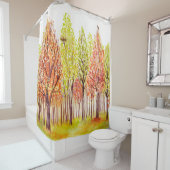 紅葉の風景 シャワーカーテン (インサイチュ)