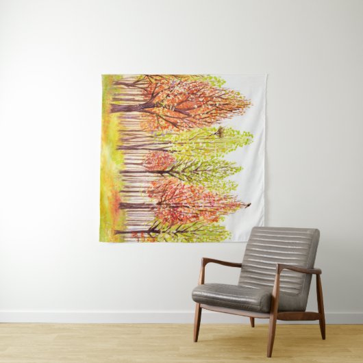 紅葉の風景 タペストリー (インサイチュ(横))