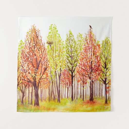 紅葉の風景 タペストリー (正面)