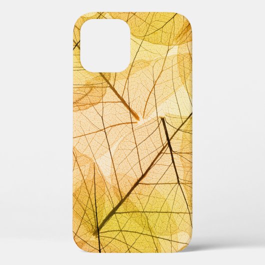 紅葉の黄とオレンジの背景 – トランス Case-Mate iPhoneケース (裏面)
