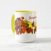 紅葉の~の信号器のマグ マグカップ (正面左)