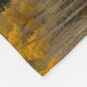 紅葉の《植物》アスペン&オークスキーブラーパス フリースブランケット (角)