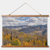 紅葉の《植物》アスペン&オークスキーブラーパス 吊り下げ型タペストリー (正面)