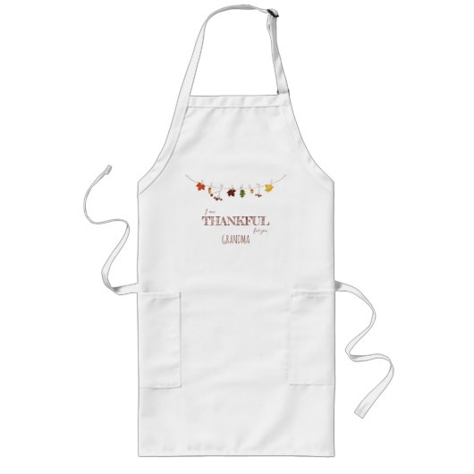 紅葉のClothesline ロングエプロン (正面)