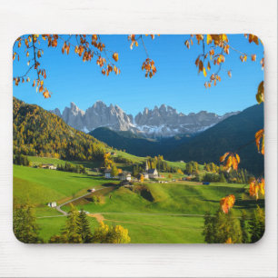 紅葉のmousepadが付いているValのディディミアムのFunesの谷 マウスパッド