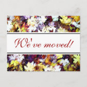 紅葉はがきを移動する | 秋景 案内ポストカード (正面)