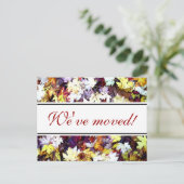 紅葉はがきを移動する | 秋景 案内ポストカード (スタンド正面)