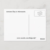 紅葉はがき ポストカード (裏面)