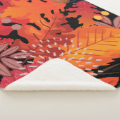 紅葉はっきりしたズメドレシャーパブランケット シェルパブランケット (3/4)