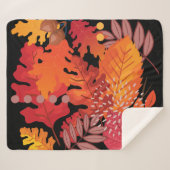 紅葉はっきりしたズメドレシャーパブランケット シェルパブランケット (正面(横))