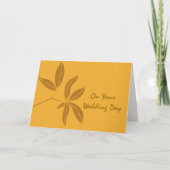 紅葉は家族の結婚式を混ぜました カード (正面)