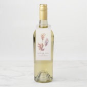 紅葉は感謝感謝していするワイン ボトルネックタグ (ボトル)