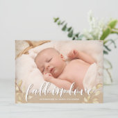 紅葉は発表誕生の"恋に落ちます" サンキューカード (スタンド正面)