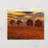 紅葉もみじのアートギフト ポストカード (正面/裏面)