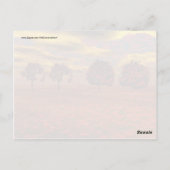 紅葉もみじのアートギフト ポストカード (裏面)